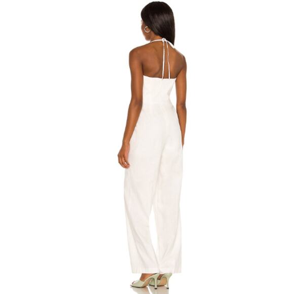 L'academie Gianna  Jumpsuit in Off White NWT Size Small - Picture 3 of 3